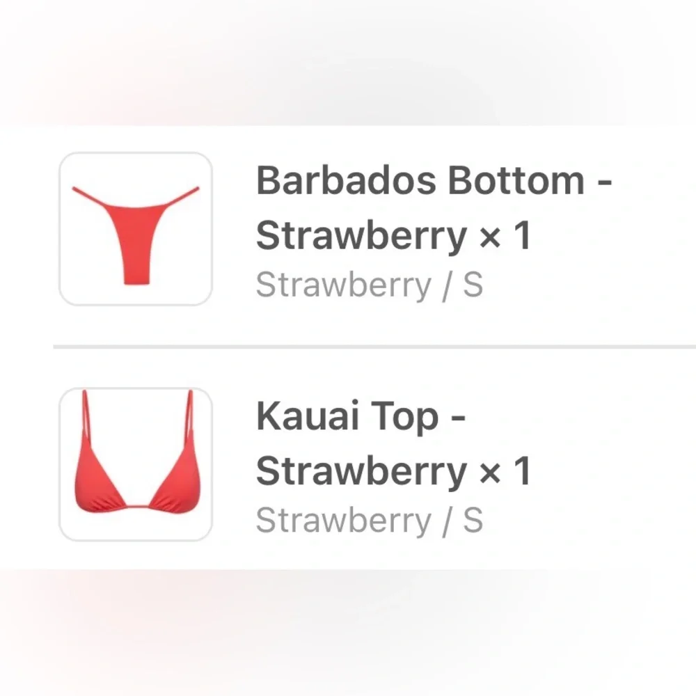 Monday Swimwear Kauai Top and Barbados Bottom Bikini in Strawberry Red